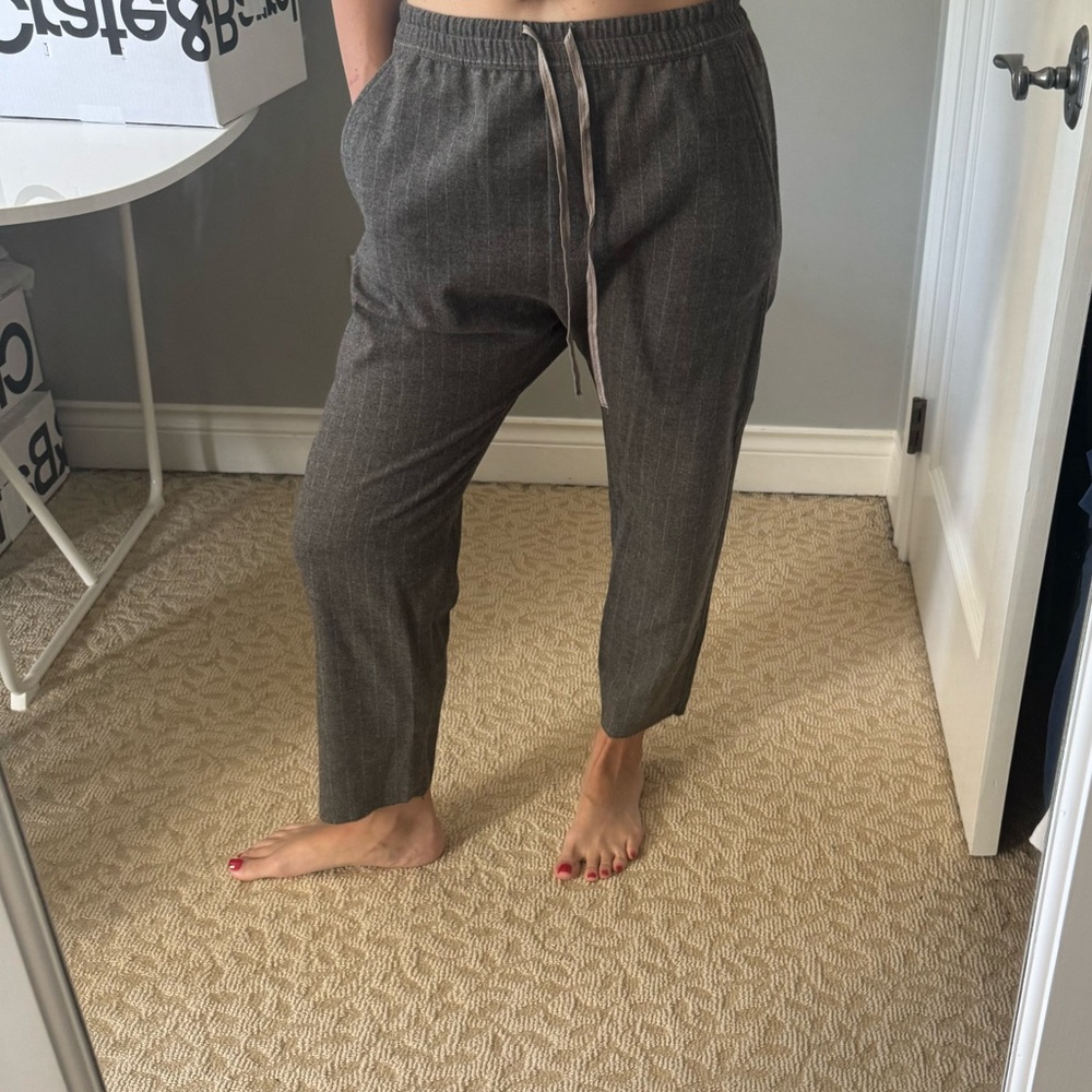 Zara Charcoal Ankle Trouser